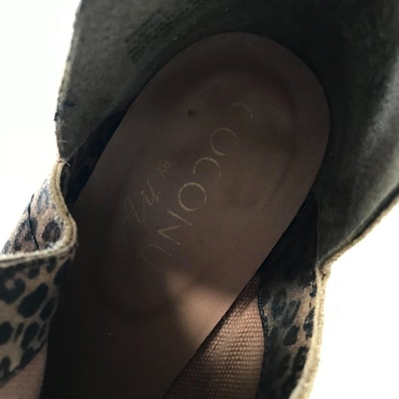 Anthropologie Coconuts Matisse Pronto Leopard Bootie Boots Womens 7.5 Tan Brown - Picture 8 of 12